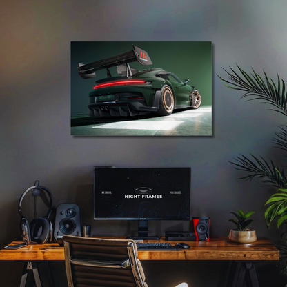 NightFrames GT3 RS Manthey NEON Poster