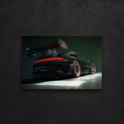 NightFrames GT3 RS Manthey NEON Poster